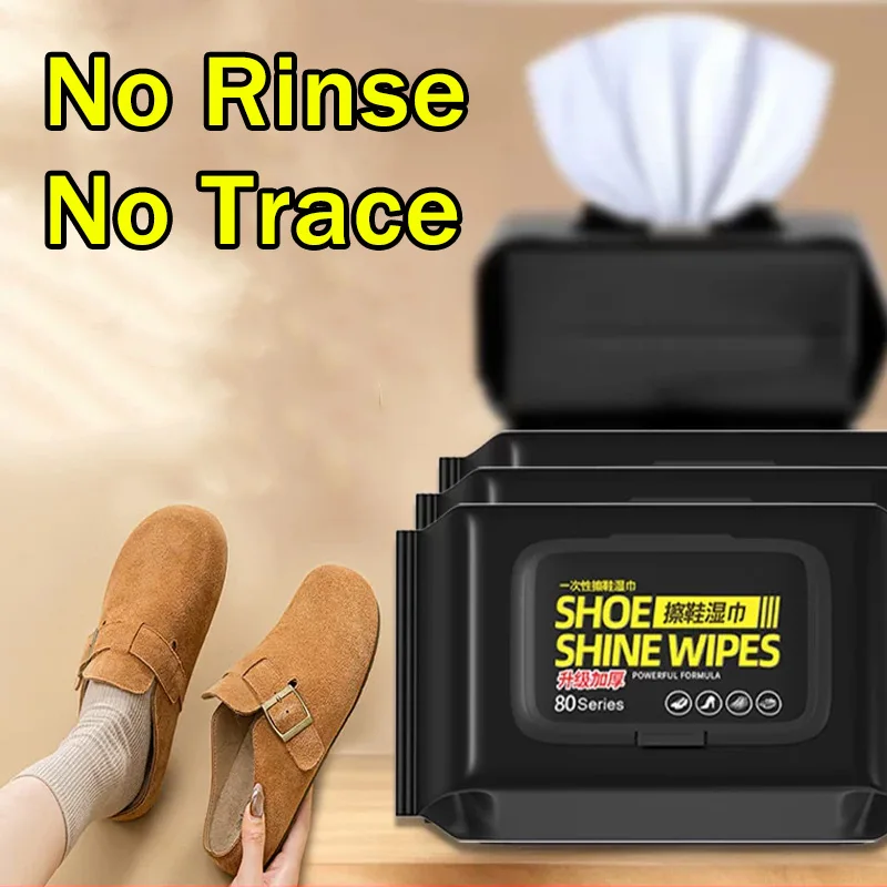 Sneaker Care Wipes - 휴대용 노린스 신발 세척 티슈 일회용