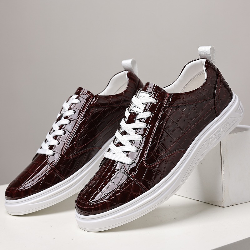 클래식 남성 로우탑 스케이트 슈즈 가죽 레이스업 플랫폼 - Sneaker Career 리뷰 및 가격