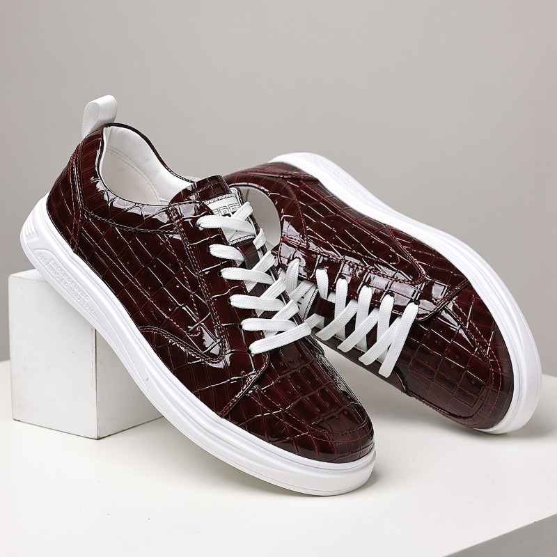 클래식 남성 로우탑 스케이트 슈즈 가죽 레이스업 플랫폼 - Sneaker Career 리뷰 및 가격