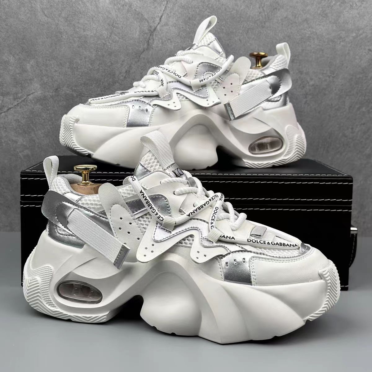 뉴 대드 슈즈 컬러 블록 캐주얼 남성 스니커즈 봄 통기 - Sneaker Career 리뷰 및 가격