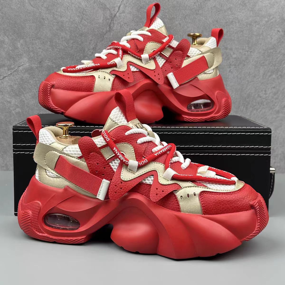 뉴 대드 슈즈 컬러 블록 캐주얼 남성 스니커즈 봄 통기 - Sneaker Career 리뷰 및 가격